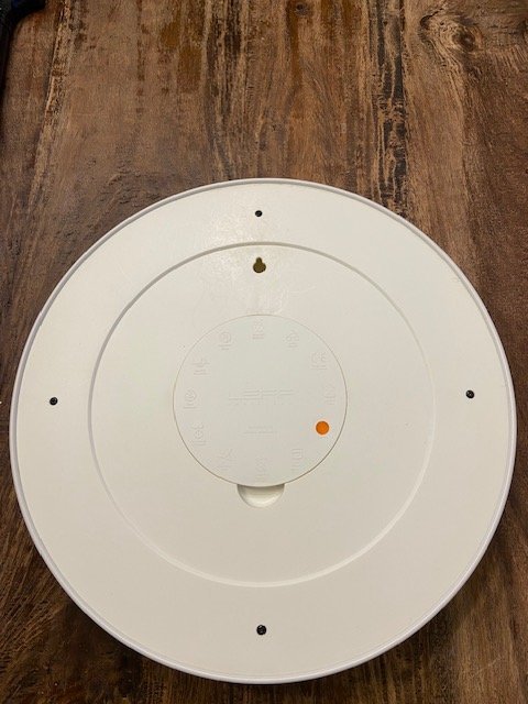 Image 1 of Orologio moderno bianco di LEFF, diametro 35 cm, funzionamento a batteria