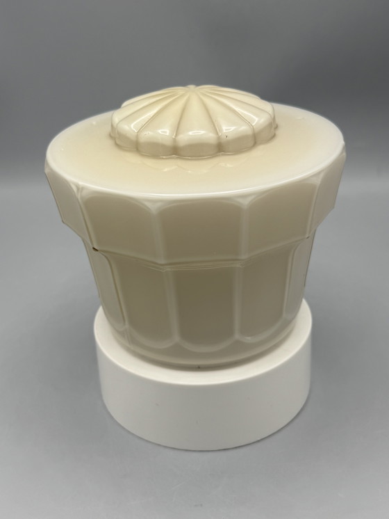 Image 1 of Thabur plafondlamp in crème glas