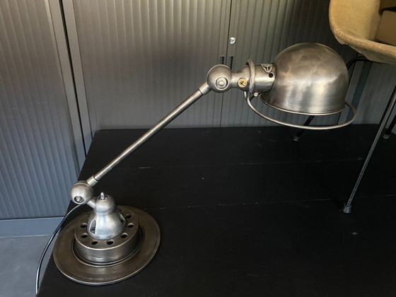 Image 1 of Jieldé 1-Arm Lamp with Graphite Patina, Industrial Vintage
