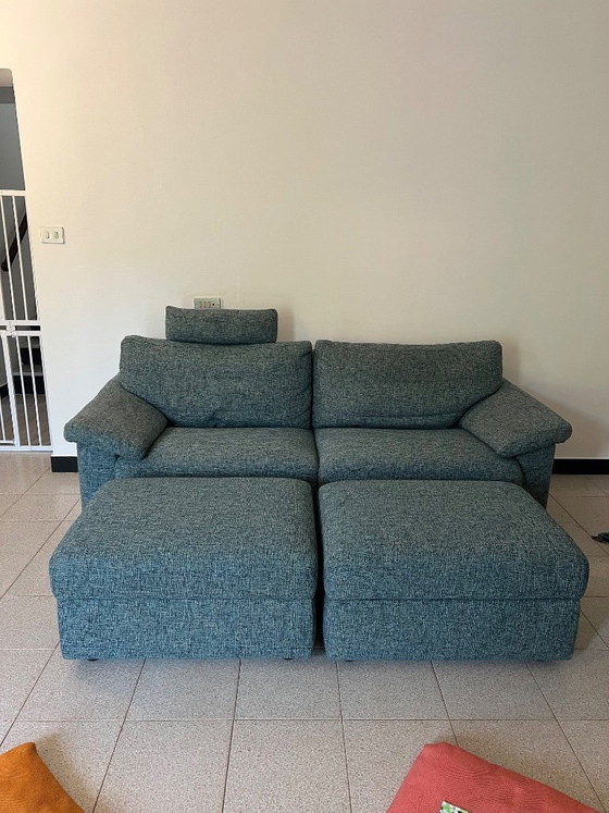 Image 1 of Poltronesofà sofa plus two storage poufs