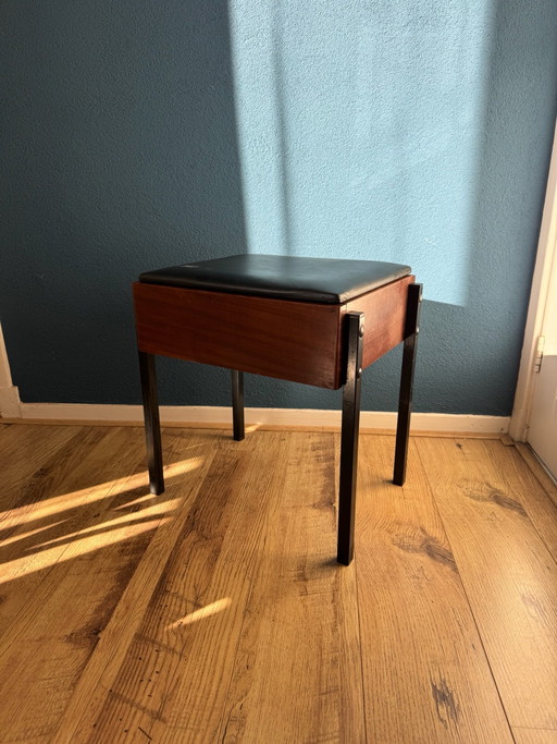 Vintage midcentury (sewing) stool