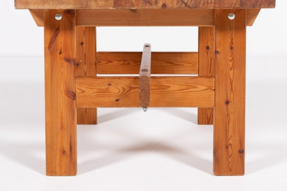 Image 1 of Scandinavian Modern solid pine coffee table