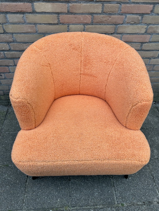 BRONX 71 Fauteuil Teddy bouclé Nora