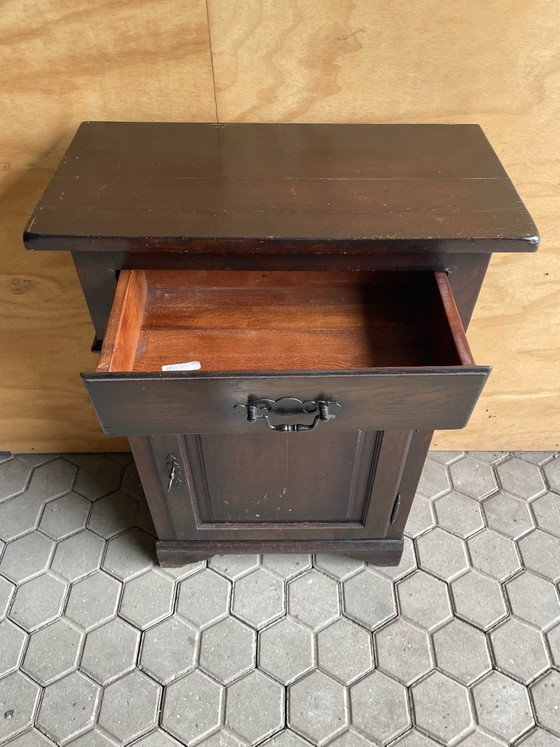 Grazioso ARMADIETTO DA INGRESSO a 1 anta rovere scuro con cassetto 92 x 62 cm – Armadi a muro, Legno (photo 6 of 14)