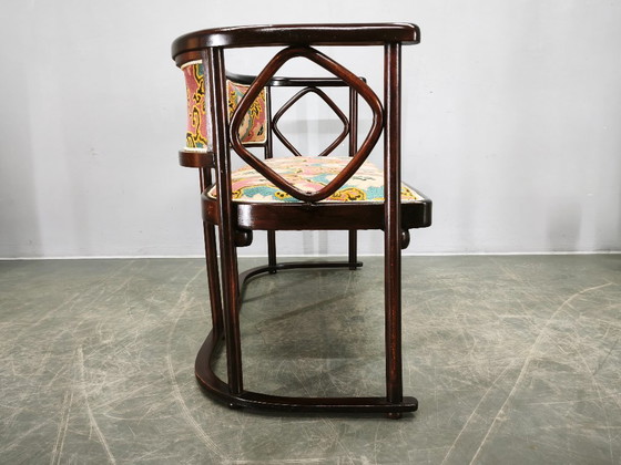 Image 1 of Sofá modernista estilo Fledermaus de Josef Hoffmann, años 30