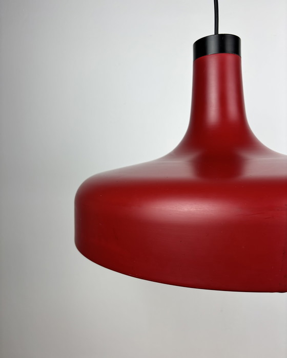 Image 1 of Staff Leuchten Arnold Berges, vintage hanglamp, matrode metalen lamp, Space Age, Mid Century, jaren 70, industrieel Duitsland