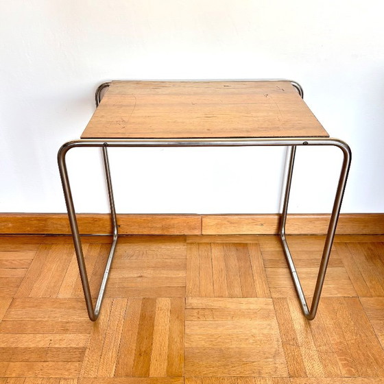 Functionalistische geneste tabellen B9 – Bijzettafels, Metal, Wood (photo 4 of 11)