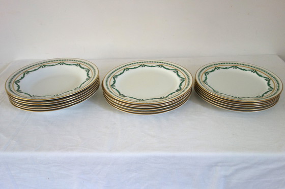 Image 1 of 6 platos llanos Winkle & Co Whieldon Road circa 1910