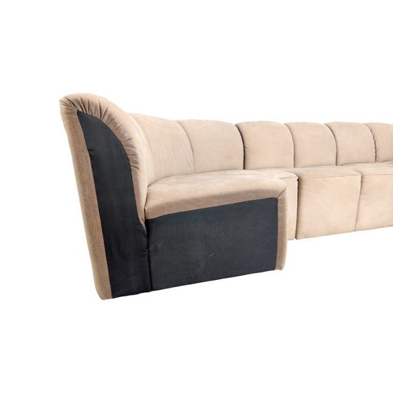 Image 1 of Canapé d'angle Walter Knoll Piccolino original, en daim, style vintage