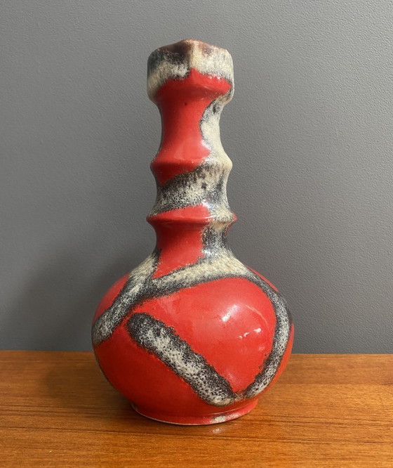 Image 1 of Jarrón de lava roja de Jopeko modelo 7201-21