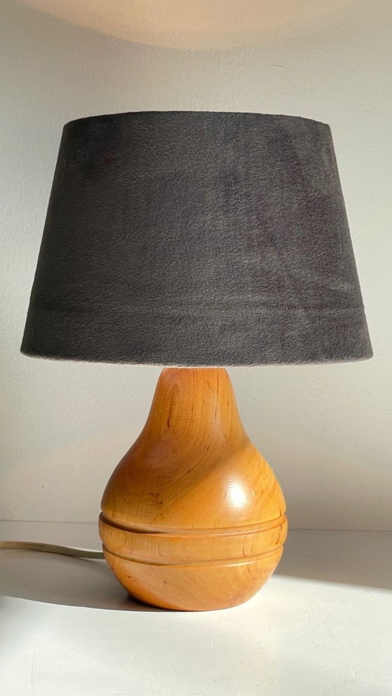 Image 1 of VINTAGE Solid Wood LAMP