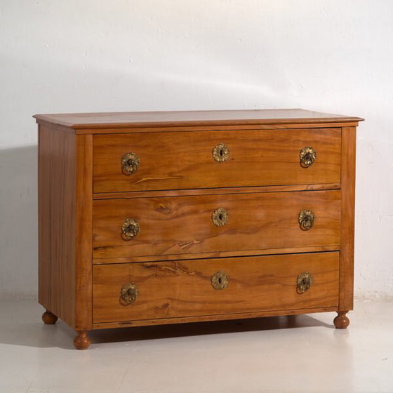 Cassettiera Biedermeier antica con ferramenta a forma di fiore (c.1850) #62 – Cassettiere (photo 5 of 40)