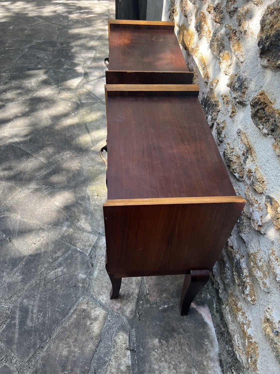 Image 1 of Een paar vintage nachtkastjes