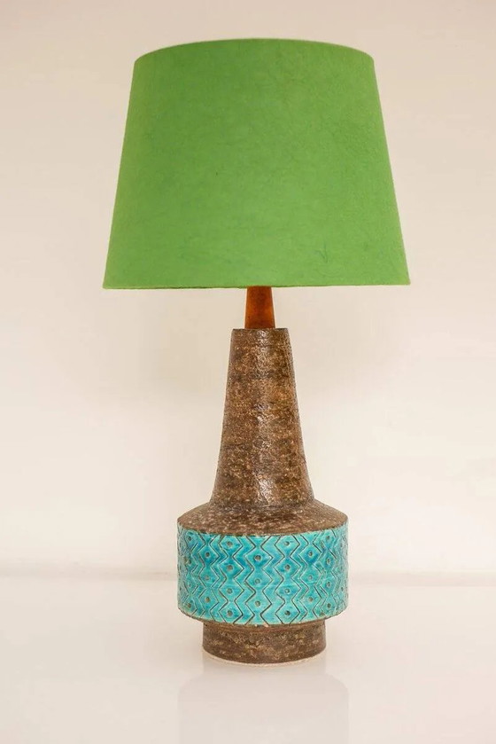Lampe en céramique Bitossi bleu Rimini, par Aldo Londi, Italie, années 1970 – Porcelain, Ceramic (photo 18 of 18)