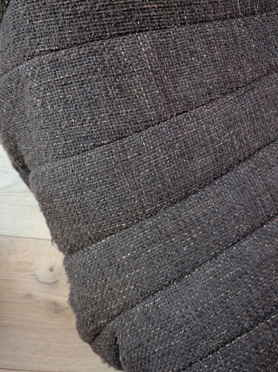 Togo dark brown/choco beanbag chair – Ambient Lounge, Armchairs, Textile (photo 4 of 6)