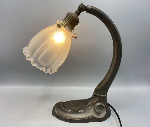 Art nouveau bureaulamp