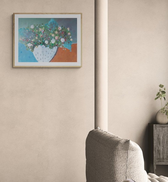 Image 1 of Peinture abstraite - Nature morte aux fleurs