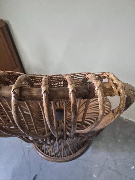 Fauteuil lounge Margherita vintage – Bonacina, Rattan (photo 13 of 18)