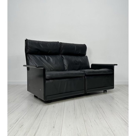 Image 1 of Divano a 2 posti in pelle vintage 620 di Dieter Rams per Vitsoe anni '70