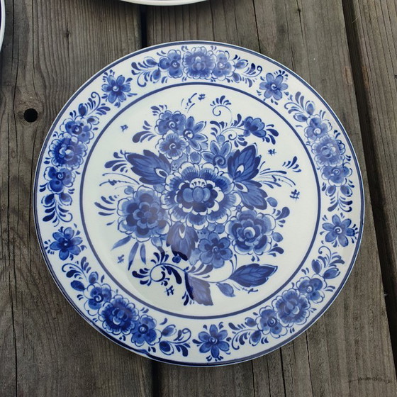 Image 1 of Echte Delfts Blauwe wandborden 3 stuks uit 1950