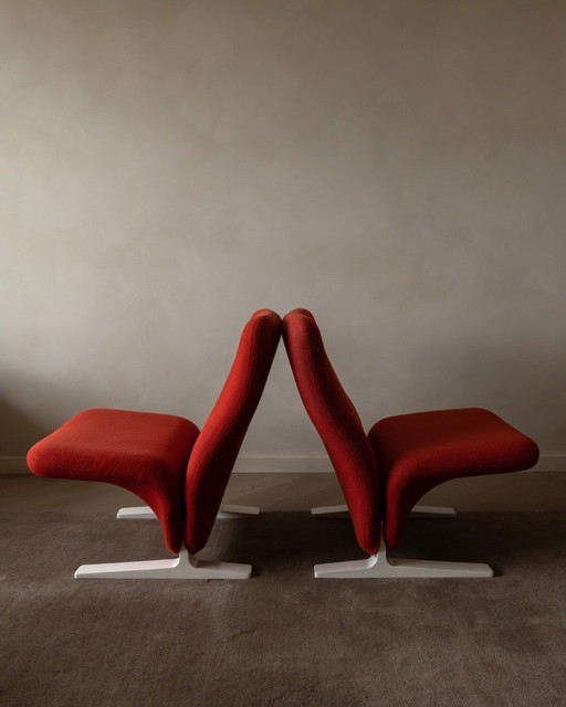 Sillones Pierre Paulin Concorde F780 para Artifort (juego de 2), década de 1960