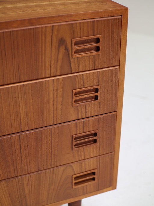 Sideboard with drawers, teak, Danish vintage, 1960s