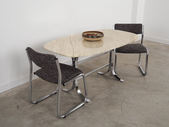 Image 1 of Stone table, Danish design, 1980s, made in Denmark