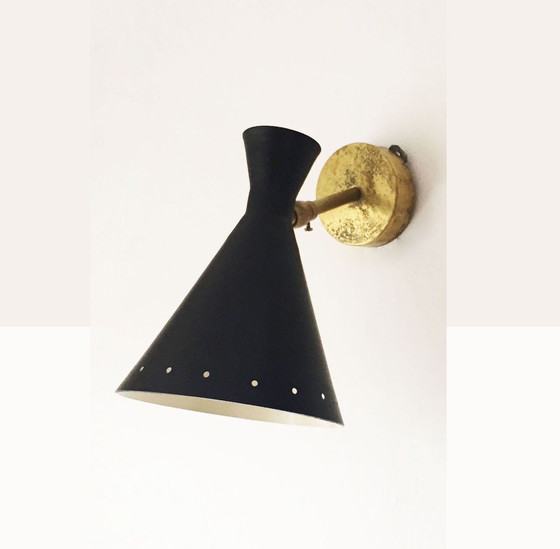 Image 1 of Pair of 1950s Italian Design Wall Lights