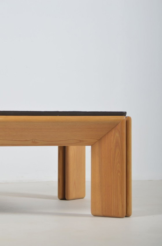 Image 1 of Brutalist coffee table with top in natural stone, 1970s