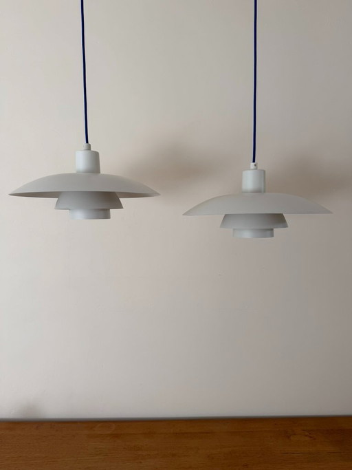 Set vintage di 2 lampade Louis Poulsen PH4/3 - Poul Henningsen - PH4
