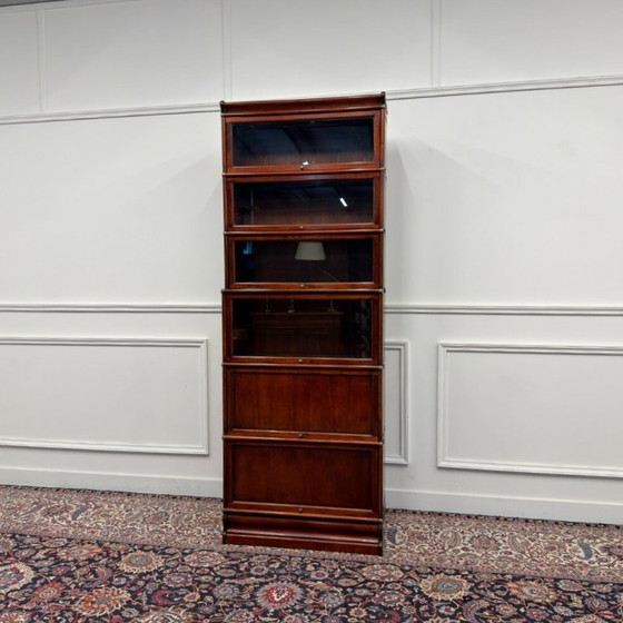 Set di Librerie Classiche Inglesi Stile Globe Wernicke – Vetro, Legno (photo 2 of 12)