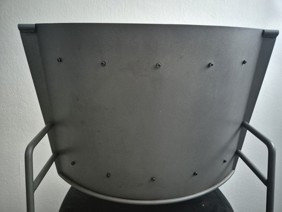 Avalon“ Design-Stuhl von Antonio Citterio – Alcantara Schwarz – Flexform, Sessel, Metal, Textile (photo 7 of 7)