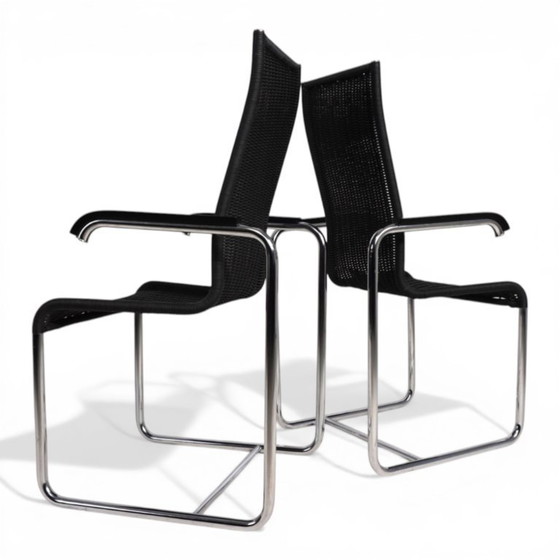 Image 1 of Ensemble de 2 chaises cantilever Tecta D25 avec accoudoirs, par Axel Bruchhäuser, 1980
