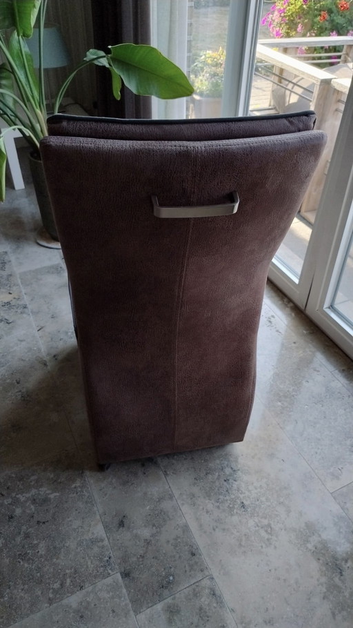 Esszimmerstühle aus Leder (6)