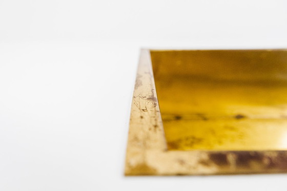 Image 1 of Couchtisch mit integrierter Messingbar von Willy Rizzo, Italien, 1970er Jahre