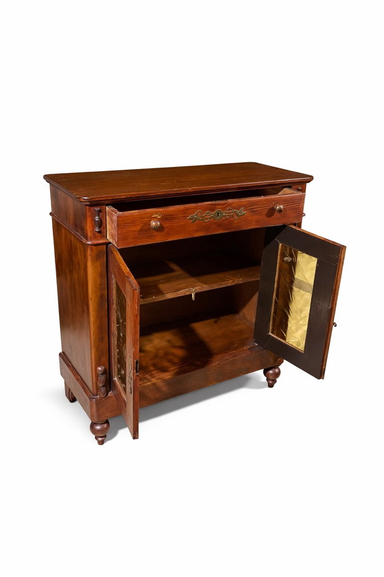 Vitrina de pino macizo de principios del siglo XX, holandesa. – Madera (photo 3 of 5)