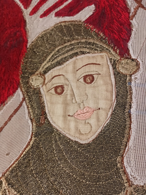 Vintage Patchwork Wall Hanging – Wall decoration, Textile, Velvet (photo 12 of 15)