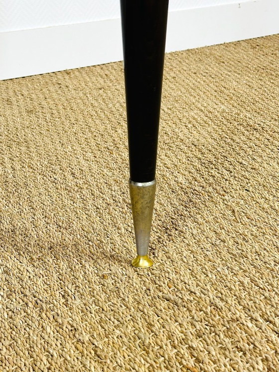 Image 1 of Art Deco eettafel van Macassar ebbenhout, 1940