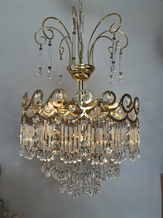 Image 1 of lustre suspendu de style Art Déco vintage