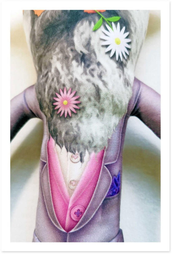 Image 1 of Claude Monet doll gift | Claude Monet art doll collectible | art teacher gift, art lover gift |  desk & shelf decor