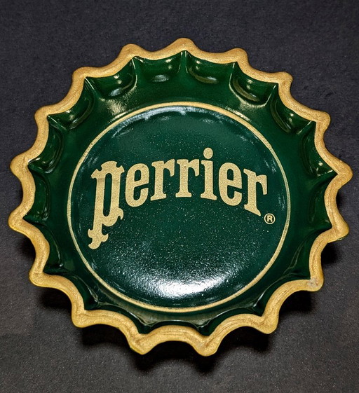 Perrier capsule in glazed ceramic, 70s – decoratieve objecten