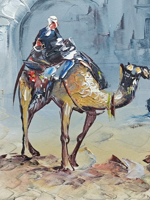 Orientalist painting by Sahrawi