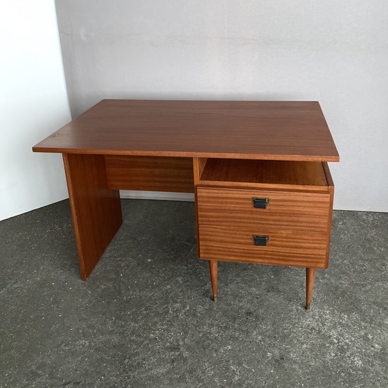 Image 1 of Mahogany Desk, 1950, Restored