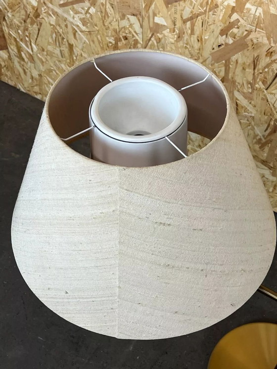 Image 1 of XL 60er 70er Jahre Lampe Leuchte Tischlampe Messing Schwenkbar Space Age Design