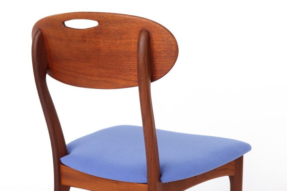 Image 1 of Vintage Teak Dining Chair by Svend A. Madsen for K. Knudsen & Søn, Denmark 1960s – Scandinavian Mid Century Chair, Newly Upholst