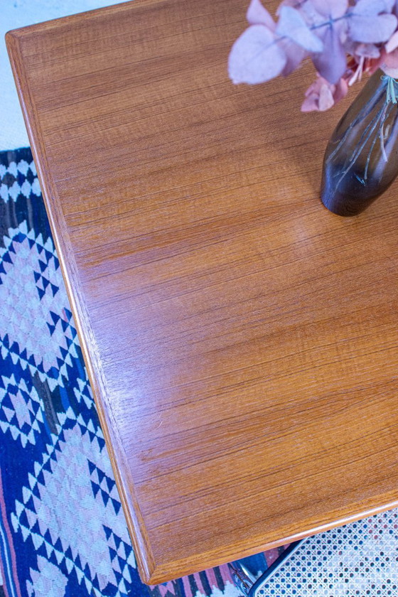 Image 1 of Vintage teak dining table AM ​​Mobler Danish square mid-century