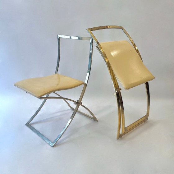 Image 1 of 6 x "Luisa" folding chairs by Marcello Cuneo