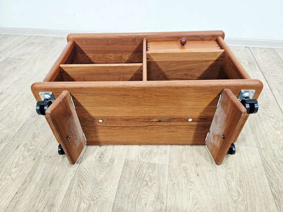 Scandinavian Teak TV Hi-Fi Cabinet, 1970s – TV furniture, Wood (photo 11 of 12)