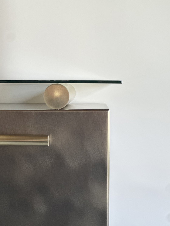 Image 1 of Mobile bar Belgochrom, acciaio inossidabile, anni '80