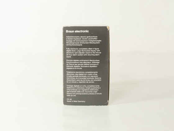 Réveil DN 40, Dieter Rams, Braun, emballage d'origine – Pendules, Plastique (photo 15 of 15)